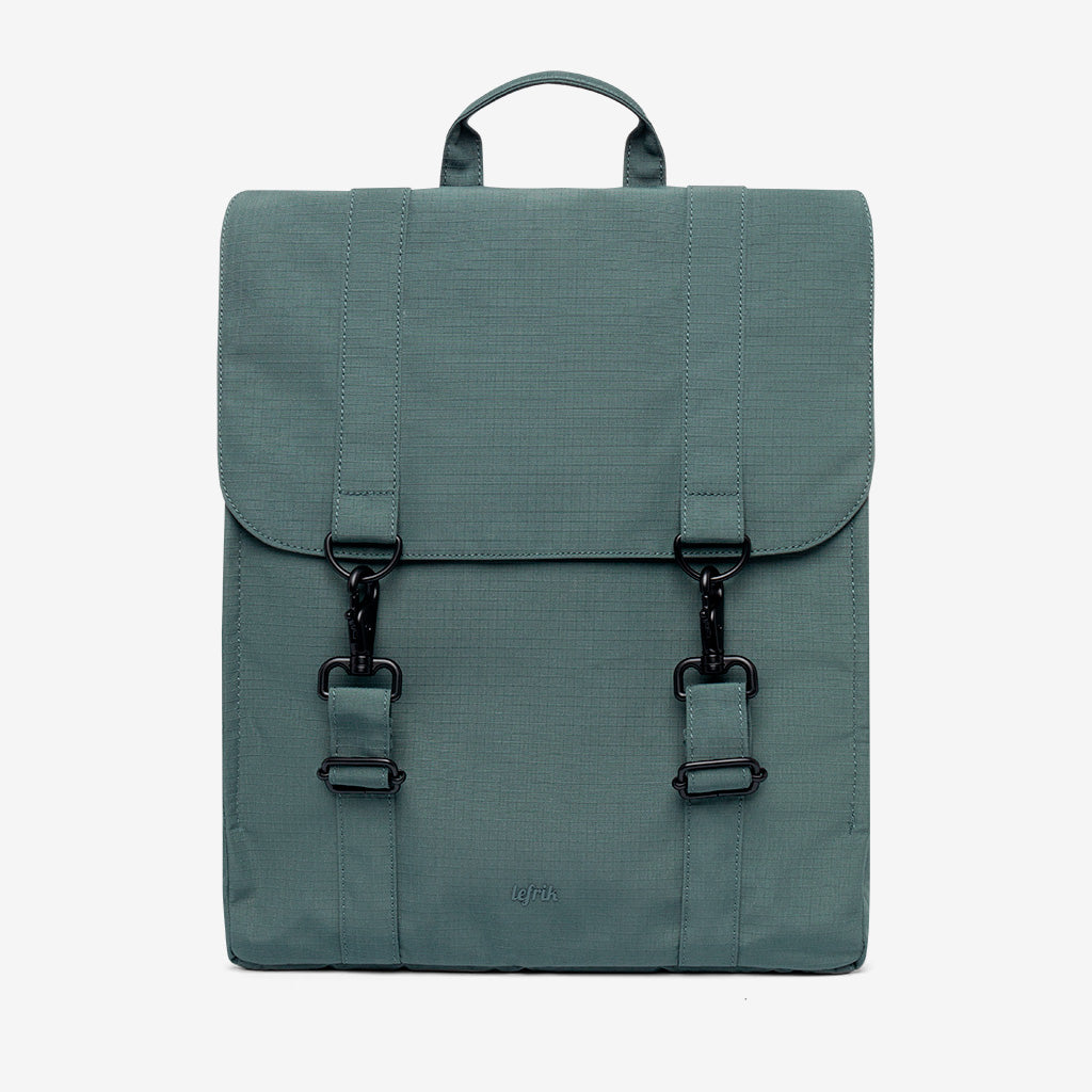 rains messenger backpack in dark teal Handy XL Backpack Laurel Vandra