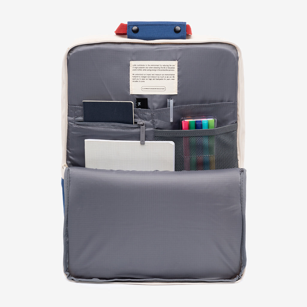 block 15 laptop backpack Lefrik Blue Daily 15" Bauhaus Block Backpack