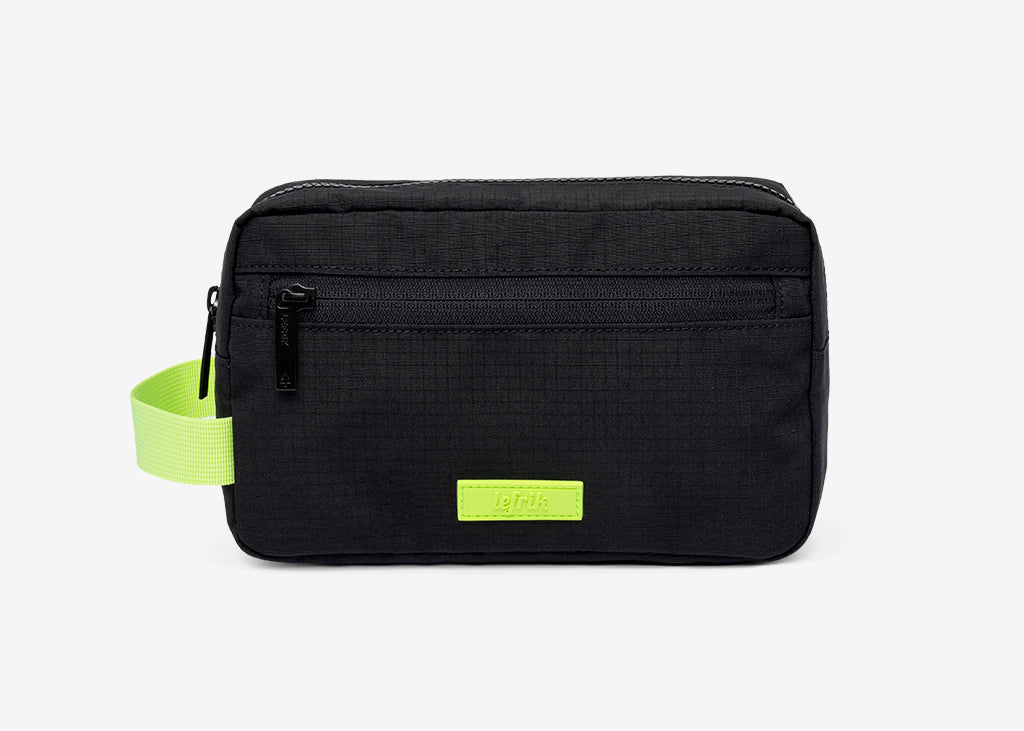 Kei Lithe Washbag Black Lime Vandra