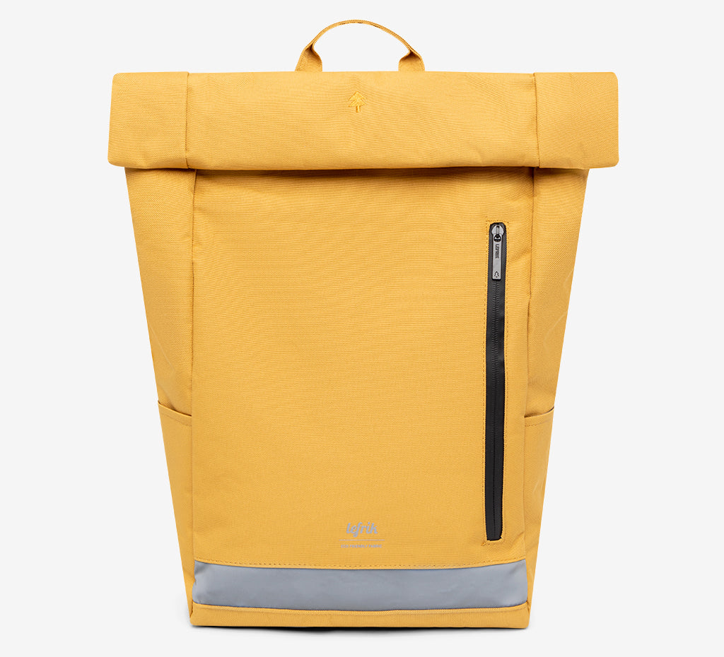 Roll Reflective Backpack Mustard